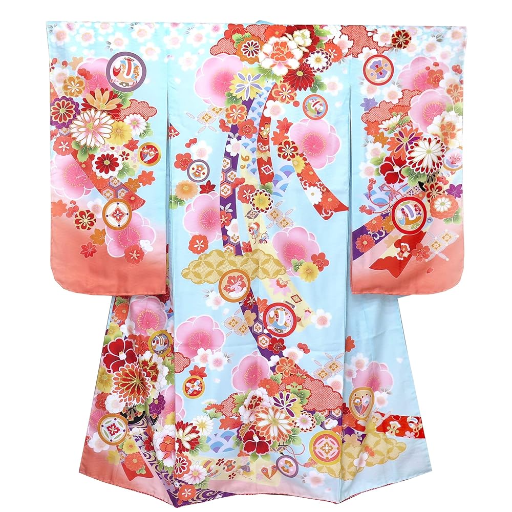 Amazon | [京都室町st．] 七五三 7歳 着物 女の子 式部浪漫